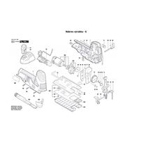 Aku přímočará pila GST 10,8 V-LI Bosch 3601EA1000