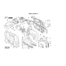 Aku přímočará pila GST 18 V-LI B Bosch 3601EA6100