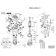 Horní frézka GKF 600 Bosch 3601F0A101