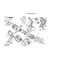 Aku příklepový šroubovák GSB 18 VE-2LI Bosch 3601H59S00