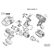 Aku vrtací šroubovák GSR 18 V-LI Bosch 3601H60300