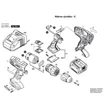 Aku vrtací šroubovák GSR 14,4 V-LI Bosch 3601H60400