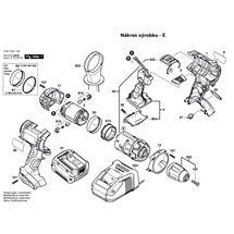 Aku vrtací šroubovák GSR 14,4 VE-2LI Bosch 3601H61T00