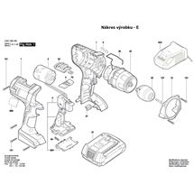 Aku vrtací šroubovák GSR 14,4 VE-2-LI Bosch 3601H65400