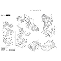 Aku vrtací šroubovák GSR 14,4 V-LI Bosch 3601H66000