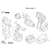 Aku vrtací šroubovák BS 14-A COMPACT Bosch 3601H66002