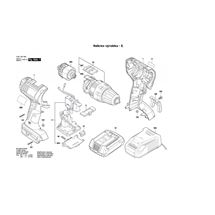 Aku příklepový šroubovák GSB 14,4 V-LI Bosch 3601H67000