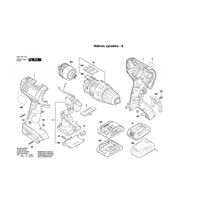 Aku příklepový šroubovák GSB 18 V-LI Bosch 3601H67100
