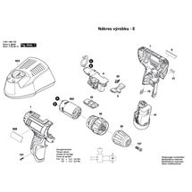Aku vrtací šroubovák GSR 10,8 V-LI-2 Bosch 3601H68100