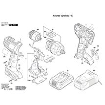 Aku vrtací šroubovák GSR 18 V-LI HX Bosch 3601H69100