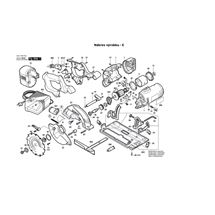 Aku okružní pila GKS 24 V Bosch 3601H73D00