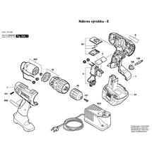 Aku vrtací šroubovák GSR 14,4-2 Bosch 3601J18G00
