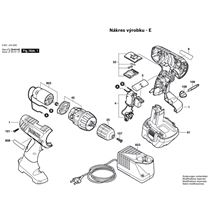Aku vrtací šroubovák GSR 12-2 Bosch 3601J18J00