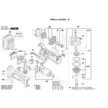 Aku úhlová bruska GWS 18-125 V-LI Bosch 3601J3A301