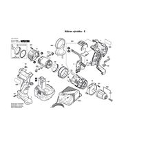 Aku příklepový šroubovák GSB 12 VE-2 Bosch 3601J94501