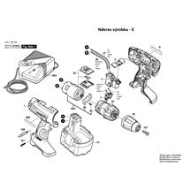 Aku vrtací šroubovák GSR 14,4 V Bosch 3601J95400