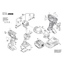 Rázový utahovák GDS 14,4 V-LI Bosch 3601JA1T01