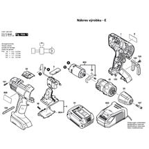 Aku vrtací šroubovák GSR 18-2-LI Bosch 3601JA4300
