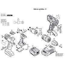 Aku vrtací šroubovák GSR 14,4-2-LI Bosch 3601JA4400