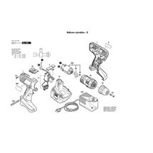Aku příklepový šroubovák GSB 12-2 Bosch 3601JA7500