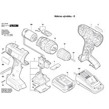 Aku vrtací šroubovák GSR 1080-LI Bosch 3601JA8900