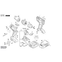 Aku šroubovák GSR 14,4-2-LI Bosch 3601JB7400