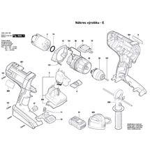 Aku vrtací šroubovák GSR 36 VE-2-LI Bosch 3601JC0100