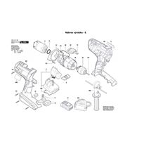 Aku příklepový šroubovák GSB 36 VE-2-LI Bosch 3601JC1100
