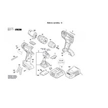 Aku příklepový šroubovák GSB 18-2-LI Bosch 3601JD2300