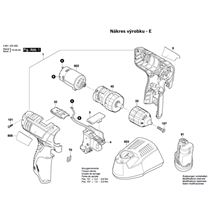 Aku vrtací šroubovák GSR 1080-2-LI Bosch 3601JE2000
