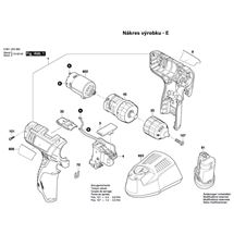 Aku vrtací šroubovák GSR 1080-2-LI Bosch 3601JE2001