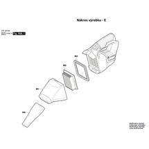 Aku vysavač GAS 10,8 V LI Bosch 3601JE3000