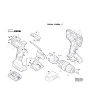 Aku šroubovák GSR 18-2-LI Plus Bosch 3601JE6100