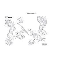Aku příklepový šroubovák GSB 14,4-LI-2 Plus Bosch 3601JE7000