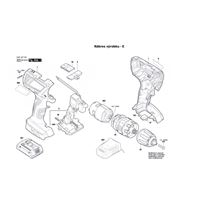 Aku příklepový šroubovák GSB 18-2-LI Plus Bosch 3601JE7100