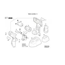 Aku příklepový šroubovák GSB 1080-2-LI Bosch 3601JF3000