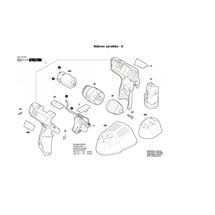 Aku příklepový šroubovák GSB 1080-2-LI Bosch 3601JF3001