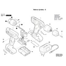 Aku vrtací šroubovák GSR 1000 Bosch 3601JF4020