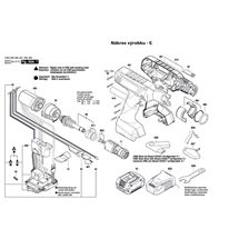 Aku šroubovák EXACT ION 8-1100 WK Bosch 3602D94407