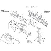 Multifunkční nářadí PMF 10,8 LI Bosch 3603A01900