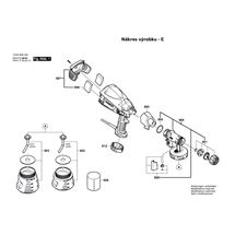 Stříkací pistole PFS 55 Bosch 3603B06000