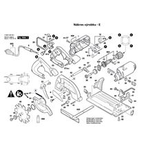 Okružní pila PKS 54 Bosch 3603C30001