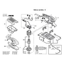 Vibrační bruska PSS 250 A Bosch 3603C40201