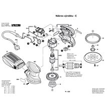 Excentrická bruska PEX 220 A Bosch 3603C78000