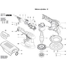 Excentrická bruska PEX 300 AE Bosch 3603CA3000