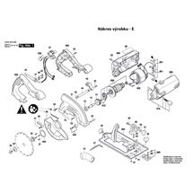 Okružní pila PKS 55 Bosch 3603E00000