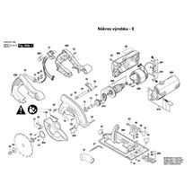 Okružní pila PKS 55A Bosch 3603E01000