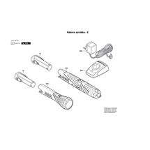 Aku šroubovák PSR 3,6 V Bosch 3603J38700