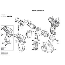 Aku vrtací šroubovák PSR 10,8 LI Bosch 3603J54000