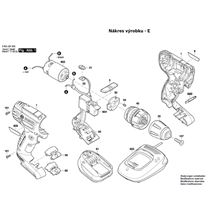 Aku vrtací šroubovák PSR 14,4 LI Bosch 3603J54300